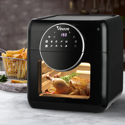 AF-A2-BK Air Fryer 10L LCD Fryers Low Fat Oven Airfryer Kitchen Cooker 1500W