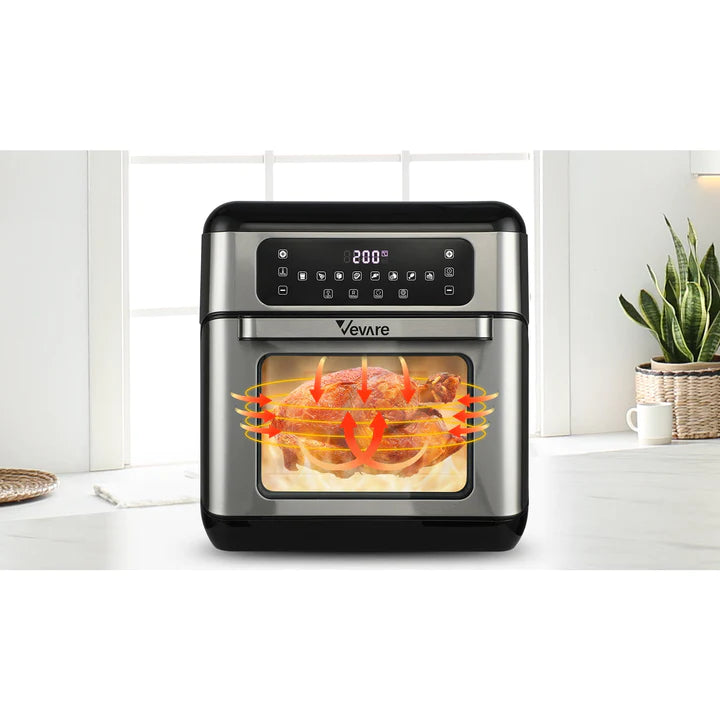 AF-A3-IN Air Fryer 10L LCD Fryers Oven Airfryer Kitchen Oil Free Cooker 1500W