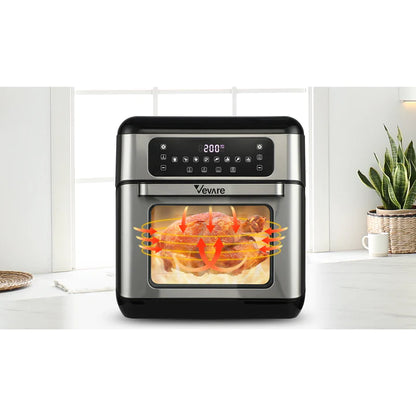 AF-A3-IN Air Fryer 10L LCD Fryers Oven Airfryer Kitchen Oil Free Cooker 1500W