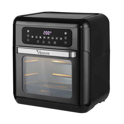 AF-A5-BK Vevare Air Fryer 12L Fryers Oven LCD Touch Oil Free Cooker 1500W Kitchen