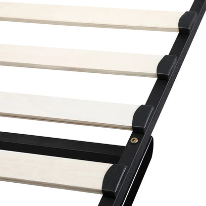 BF-B-TOTI-D-GY-AB Oikiture Bed Frame Double Size Gas Lift Base With Storage Mattress Base Platform