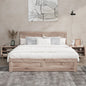 BF-NEO-K-WD-ABC Oikiture Bed Frame King Size Wooden Bed Platforms NEO
