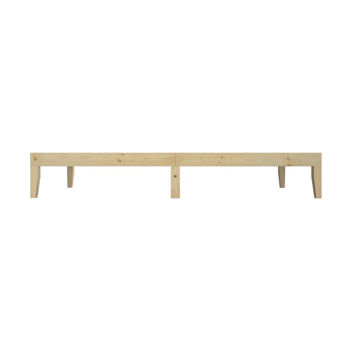 BF-W-A8-BB-KS-WD Oikiture Bed Frame King Single Wooden Timber Mattress Base Bed Base Platform