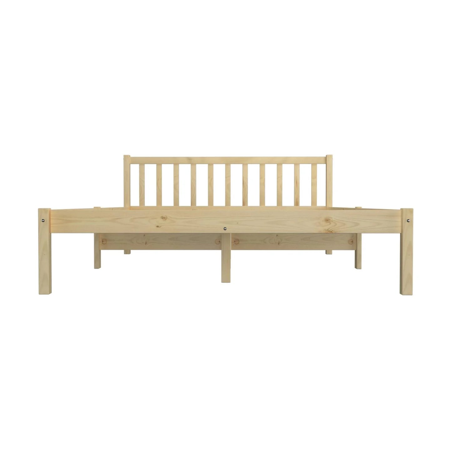 BF-W-B9-BF69-D-WD Oikiture Bed Frame Double Size Wood Mattress Base Wooden Timber Platform Bedroom