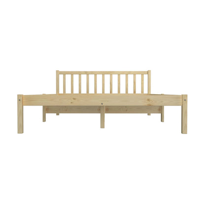 BF-W-B9-BF69-D-WD Oikiture Bed Frame Double Size Wood Mattress Base Wooden Timber Platform Bedroom