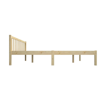 BF-W-B9-BF69-D-WD Oikiture Bed Frame Double Size Wood Mattress Base Wooden Timber Platform Bedroom