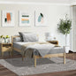 BF-W-B9-BF69-S-WD Oikiture Bed Frame Single Size Wooden Kids Bed
