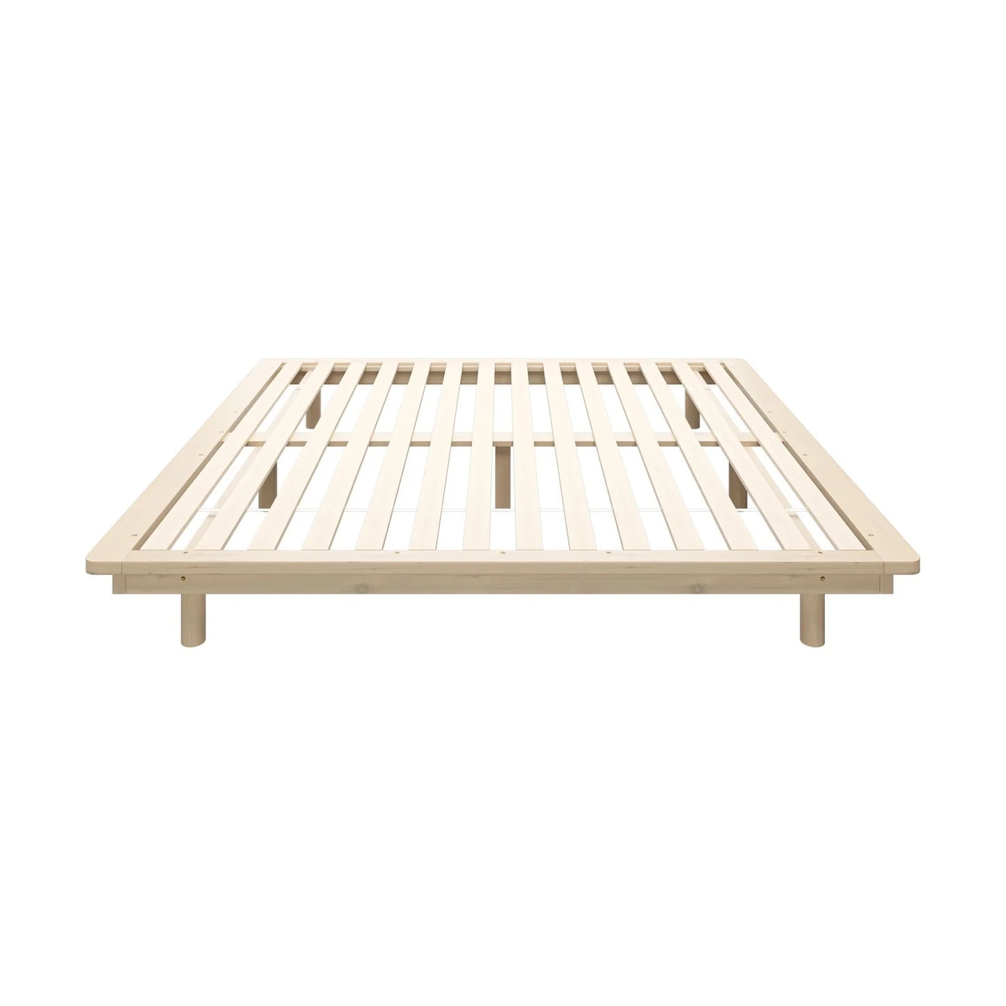 BF-W-B-FLOAT-WD-K-AB Oikiture Bed Frame King Size Wooden Bed Base Timber Floating Beds
