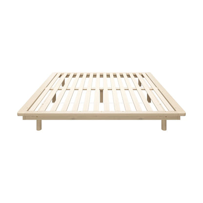 BF-W-B-FLOAT-WD-K-AB Oikiture Bed Frame King Size Wooden Bed Base Timber Floating Beds