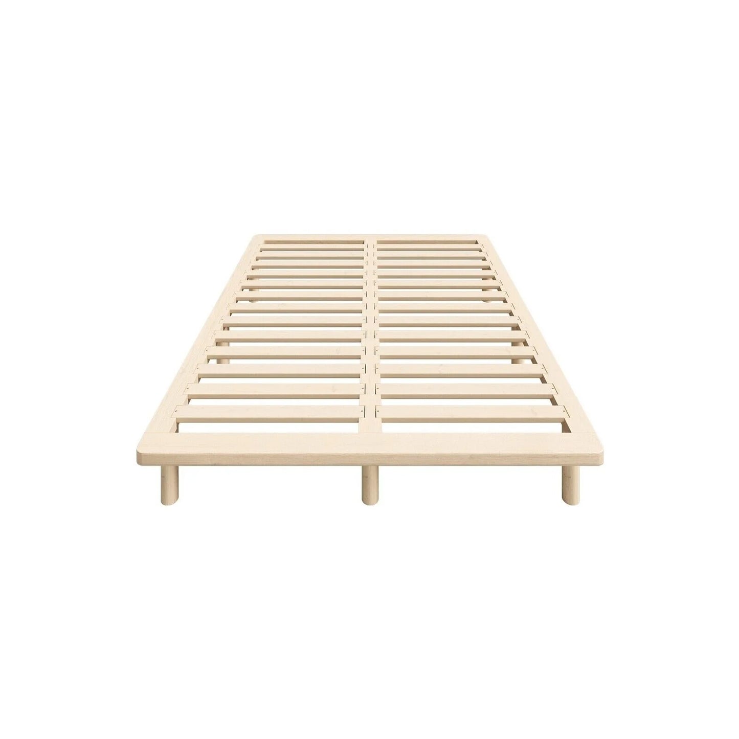 BF-W-C1-KS-WD Oikiture Bed Frame King Single Wooden Bed Base