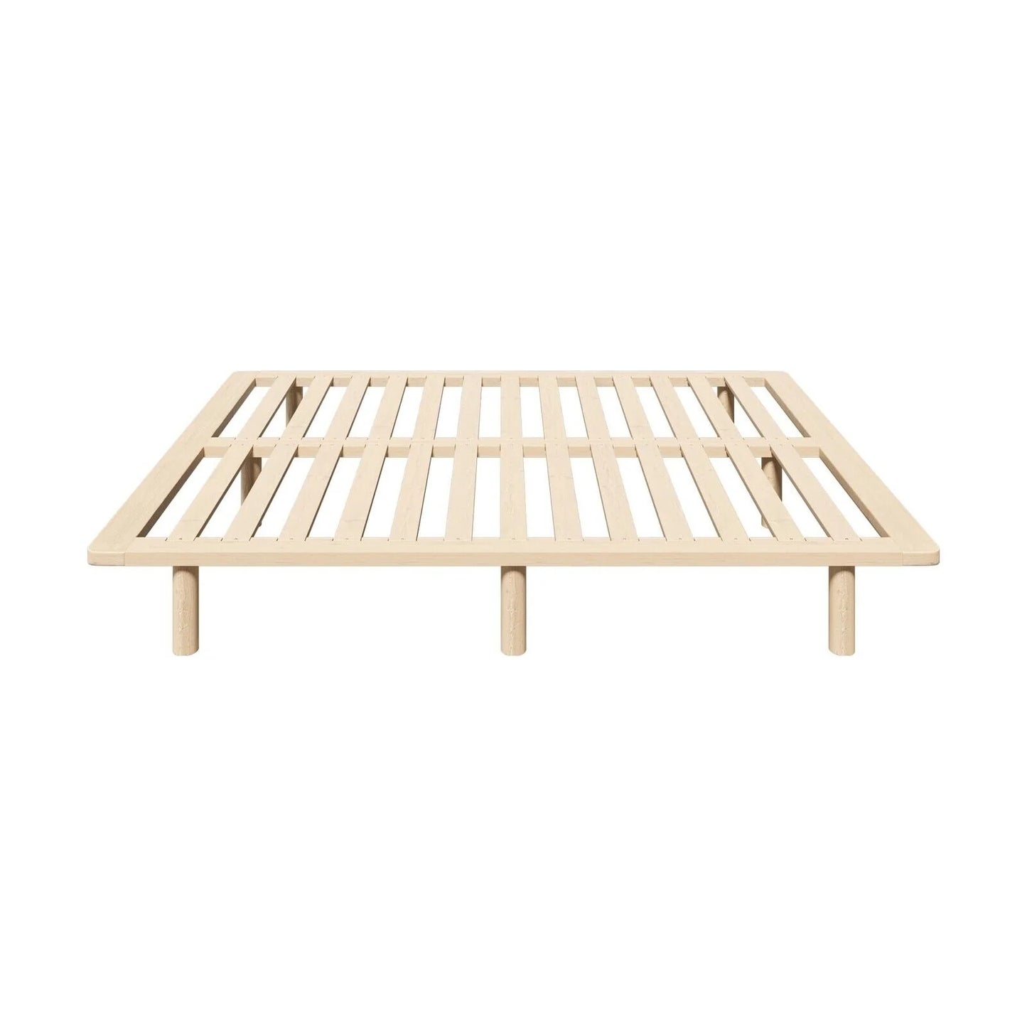 BF-W-C1-KS-WD Oikiture Bed Frame King Single Wooden Bed Base