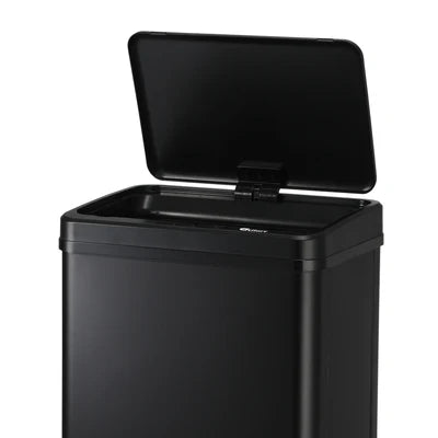 Scratched BIN-MT-B1-60L-BK (No Sensor Function) Oikiture 60L Motion Sensor Rubbish Bin Kitchen Waste Can Stainless Steel Black