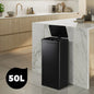 BIN-MT-B1-50L-BK Oikiture 50L Motion Sensor Bin Automatic Rubbish Trash Can Kitchen Black