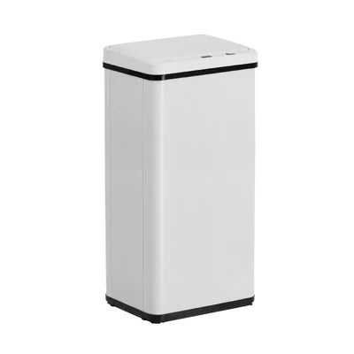 BIN-MT-B1-50L-WH Oikiture 50L Motion Sensor Bin Automatic Rubbish Trash Can Kitchen White