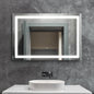 BM-LED-RECT-10070 Welba LED Rectangle Bathroom Mirror Smart Anti-fog Makeup Wall Mirrors 100x70cm