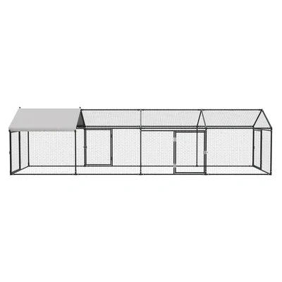 CAGE-QQ-CC411-2D Alopet 4x1x1M Chicken Coop with Cover Poultry Cage Run Yard Pet Rabbit Hutch