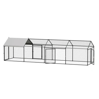 CAGE-QQ-CC411-2D Alopet 4x1x1M Chicken Coop with Cover Poultry Cage Run Yard Pet Rabbit Hutch