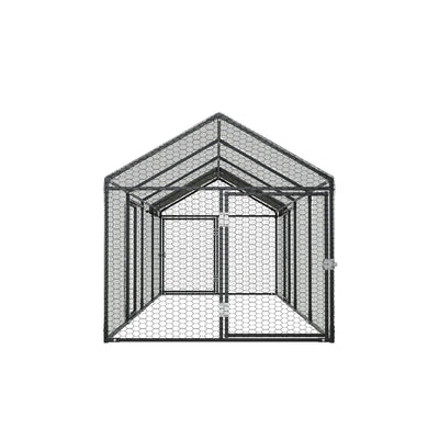 CAGE-QQ-CC411-2D Alopet 4x1x1M Chicken Coop with Cover Poultry Cage Run Yard Pet Rabbit Hutch
