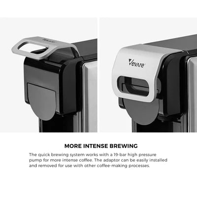 CM-5IN1-A2-BK Vevare 5 in 1 Capsule Coffee Machine 19Bar Nespresso Dolce-Gusto Pod K-Cup Maker