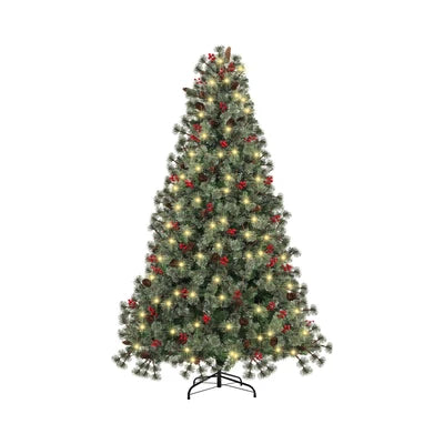 CMT-MORN-WELL-7FT Mazam Christmas Tree 2.1m 7FT LED Light Xmas Trees Decoration Green