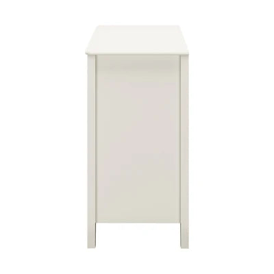 COD-FINE-3D-WH Oikiture 3 Chest Of Drawers Dresser Metal Handle Bedroom Storage White