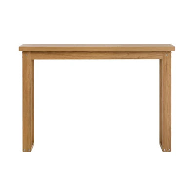 CST-EASY-WD Oikiture Console Table Narrow Hall Entryway Desk Sofa Table Display Shelf