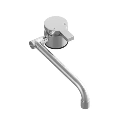 CVC-BF-156-CH Welba Caravan Kitchen Mixer Tap Fold Down Foldable Motorhome Faucet Swivel WELS
