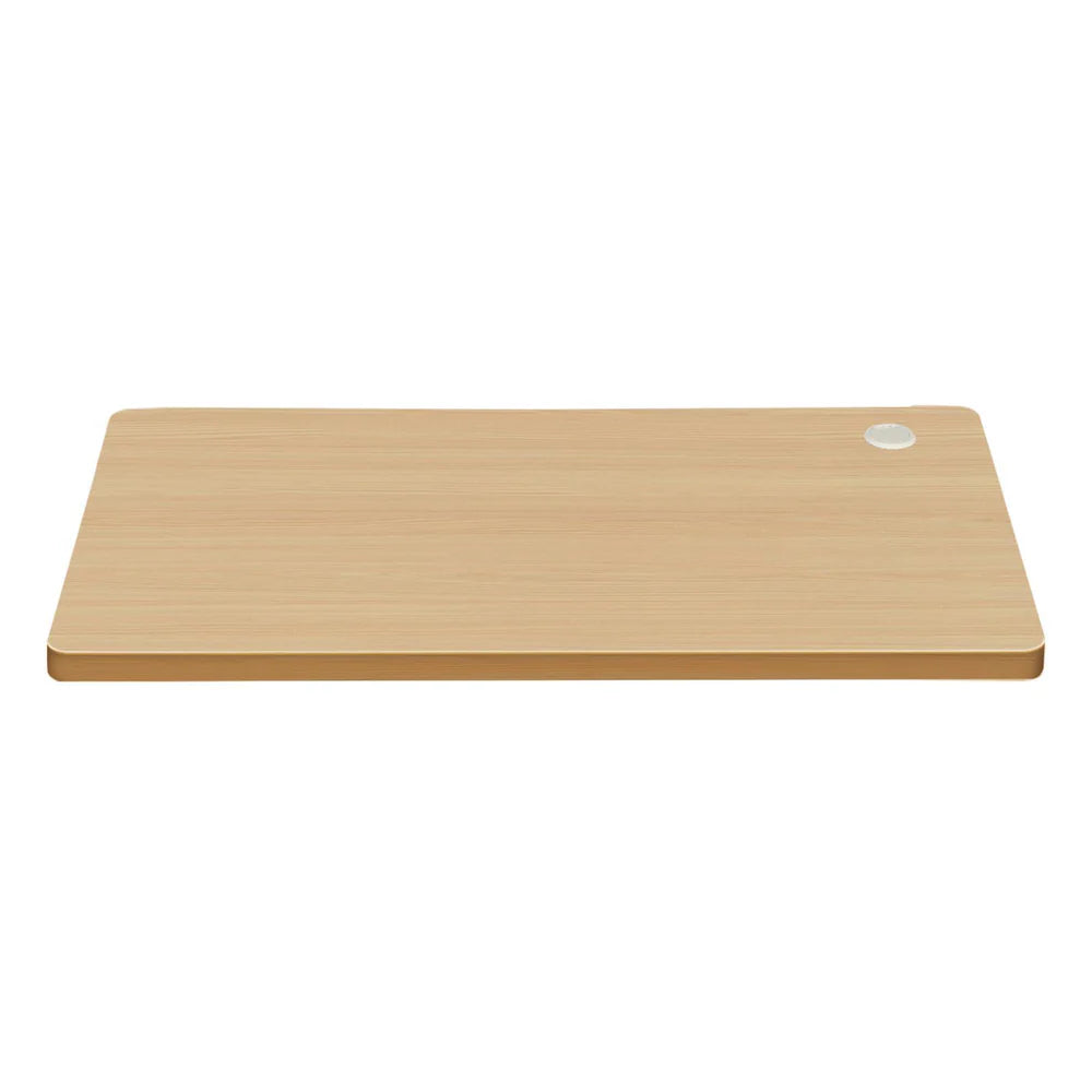 DB-SLIM-12-OAK Oikiture Standing Desk Top Adjustable Electric Desk Board Computer Table OAK