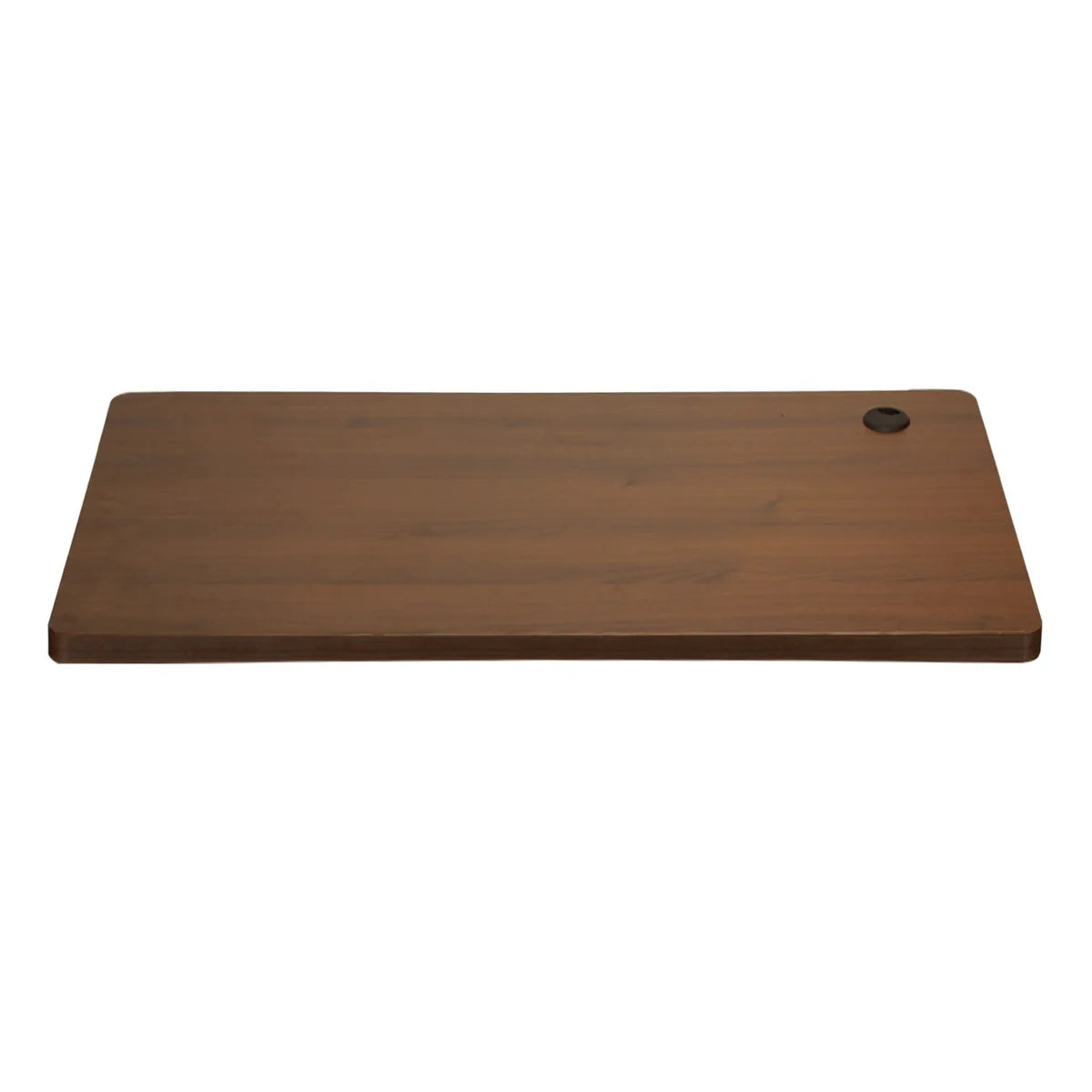 DB-14-WN Oikiture Standing Desk Top with Drilled Hole Walnut 140x70cm