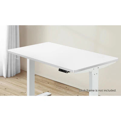 DB-WC-14-WH Oikiture Standing Desk Top with Drilled Hole White 140x70cm
