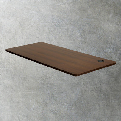 DB-SLIM-14-WN Oikiture Standing Desk Top Adjustable Electric Desk Board Computer Table Walnut