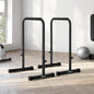 DB-A12-BK Finex Parallel Dip Bar Station Adjustable Dip Stand Station Push Up Gym Fitness