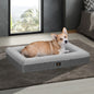 DB-B2-6EGSF-8013-GY Alopet Orthopedic Dog Sofa Beds Pet Cat Calming Mat Washable Removable Medium