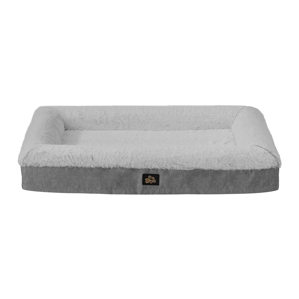 DB-B2-6EGSF-8013-GY Alopet Orthopedic Dog Sofa Beds Pet Cat Calming Mat Washable Removable Medium