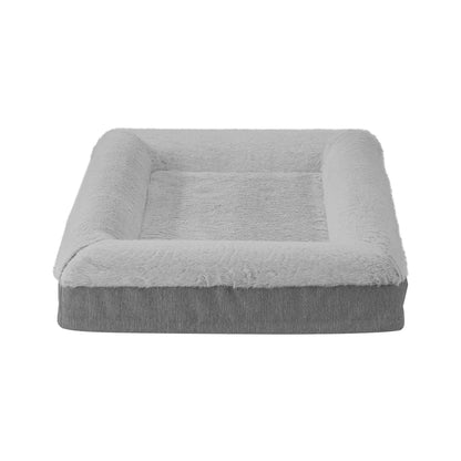 DB-B2-6EGSF-8013-GY Alopet Orthopedic Dog Sofa Beds Pet Cat Calming Mat Washable Removable Medium