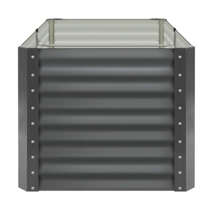 GB-73-16080-GY-2PC Livsip Raised Garden Bed Galvanised Steel 320x80x73CM