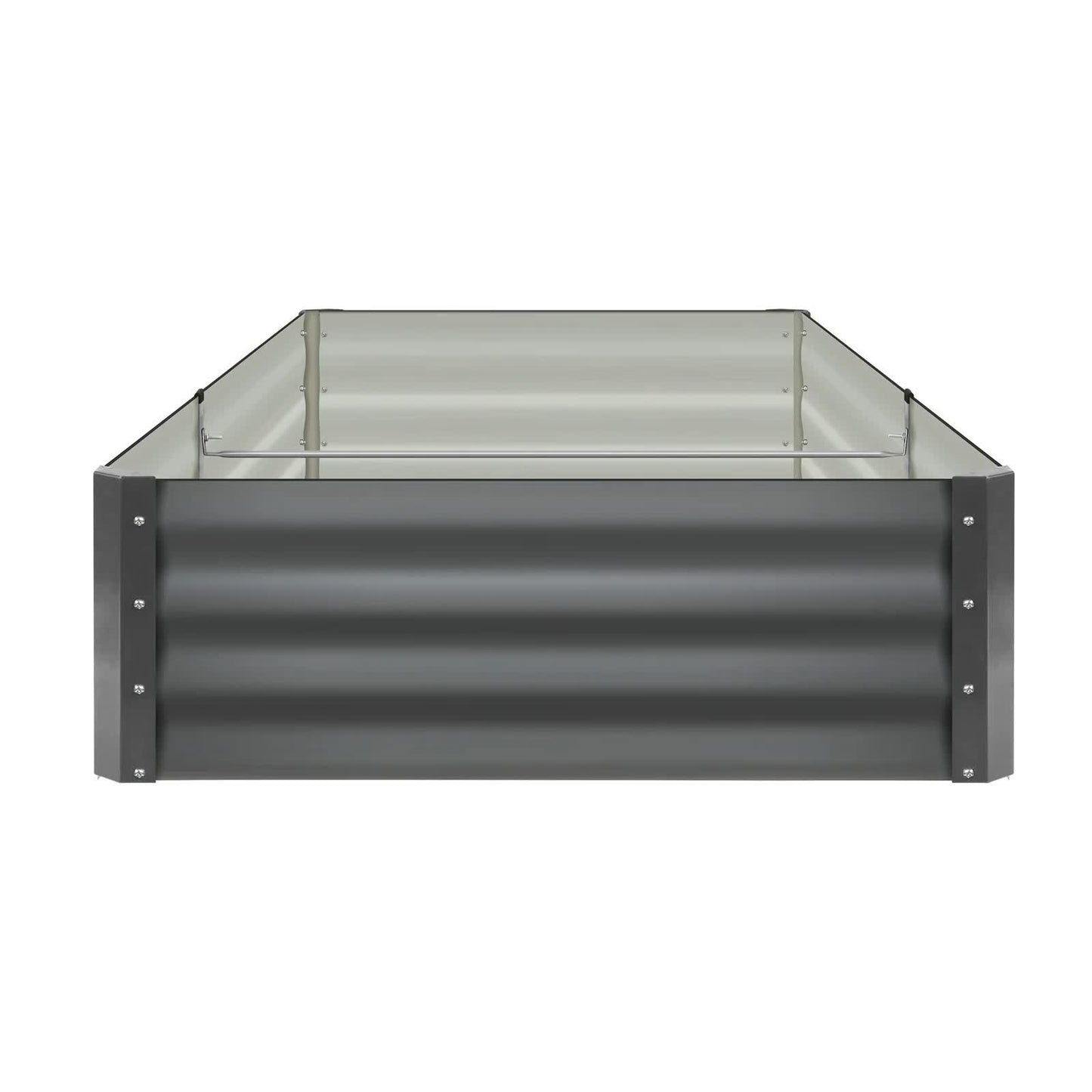 GB-30-15090-GY-2PC Livsip Garden Bed Raised Instant Planter x 2 Galvanised Steel 150 x 90 x 30CM