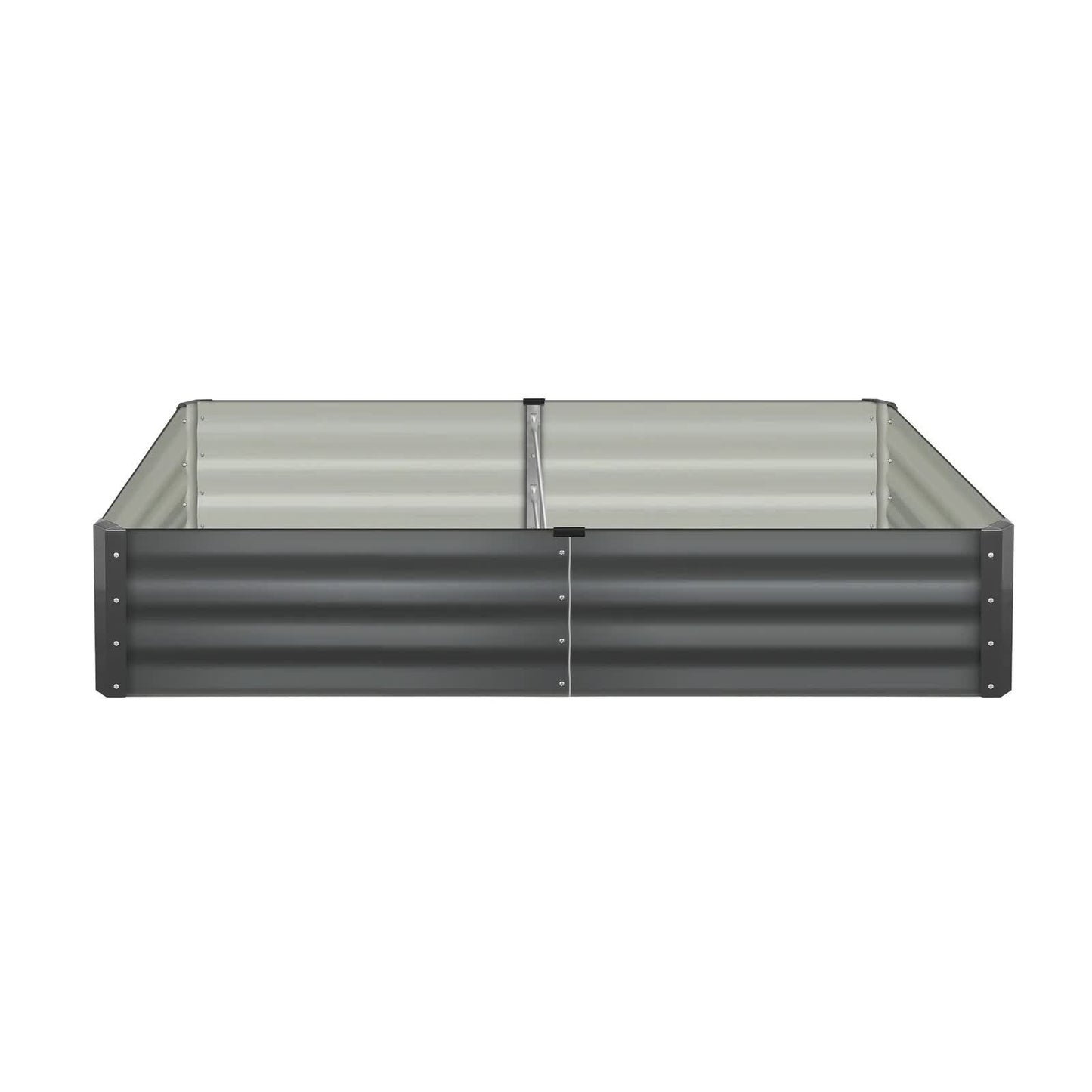 GB-30-15090-GY-2PC Livsip Garden Bed Raised Instant Planter x 2 Galvanised Steel 150 x 90 x 30CM