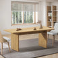 DTB-ALAN180-WD-AB Oikiture 180cm Dining Table Rectangular Kitchen Dining Table Timber Natural