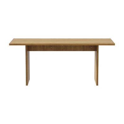 DTB-ALAN180-WD-AB Oikiture 180cm Dining Table Rectangular Kitchen Dining Table Timber Natural