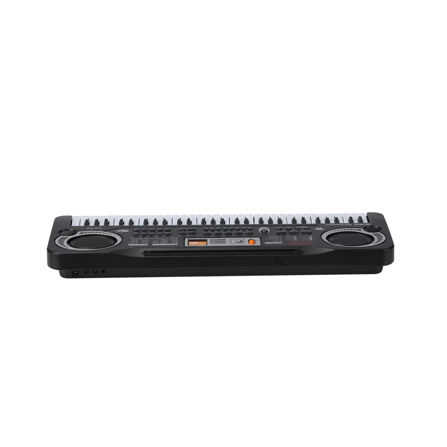 EK-02-BK Mazam 61 Keys Piano Keyboard Electronic Musical Kids Toy Gift With Microphone