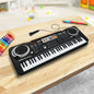 EK-02-BK Mazam 61 Keys Piano Keyboard Electronic Musical Kids Toy Gift With Microphone