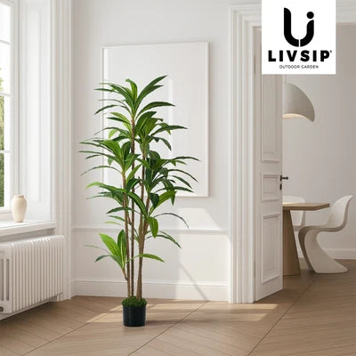 FP-A14-DFG-150 Livsip 150cm Artificial Dracaena Tree Realistic Potted Faux Plant Home Decor