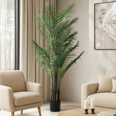 FP-A4-PT-180 Livsip 180cm Artificial Palm Tree Lifelike Faux Potted Plants Home Garden Decor