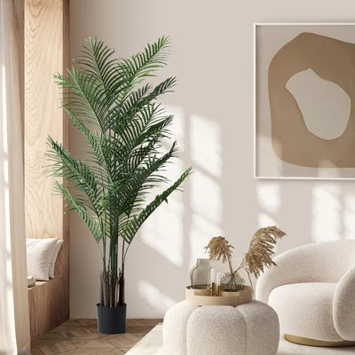 FP-A4-PT-180 Livsip 180cm Artificial Palm Tree Lifelike Faux Potted Plants Home Garden Decor