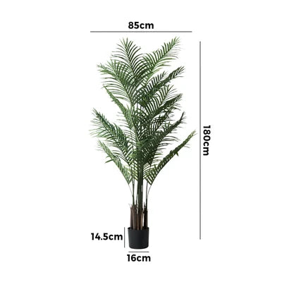 FP-A4-PT-180 Livsip 180cm Artificial Palm Tree Lifelike Faux Potted Plants Home Garden Decor