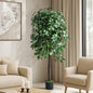 FP-A5-FT-150 Livsip 150cm Artificial Ficus Tree Lifelike Faux Potted Plants Home Garden Decor