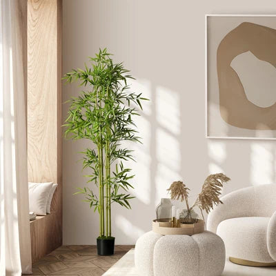 FP-A7-BM-150 Livsip 150cm Artificial Bamboo Tree Realistic Potted Faux Plant Home Decor