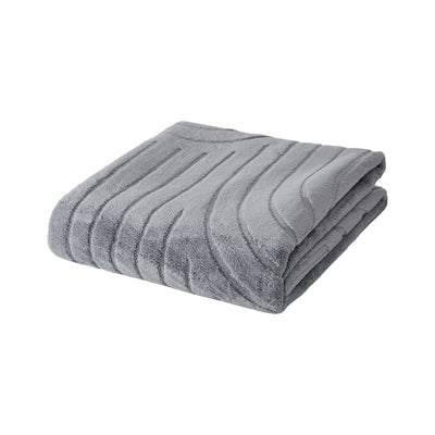 FR-JAC-SL-A-2029 Oikiture Geometric Arch Jacquard Area Rug Modern Floor Carpet 200X290cm Grey