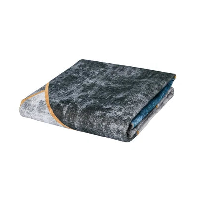 FR-PFW-GEO-A-2838 Oikiture Abstract Geometric Area Rug Washable Low Pile Carpet Decor 280X380cm